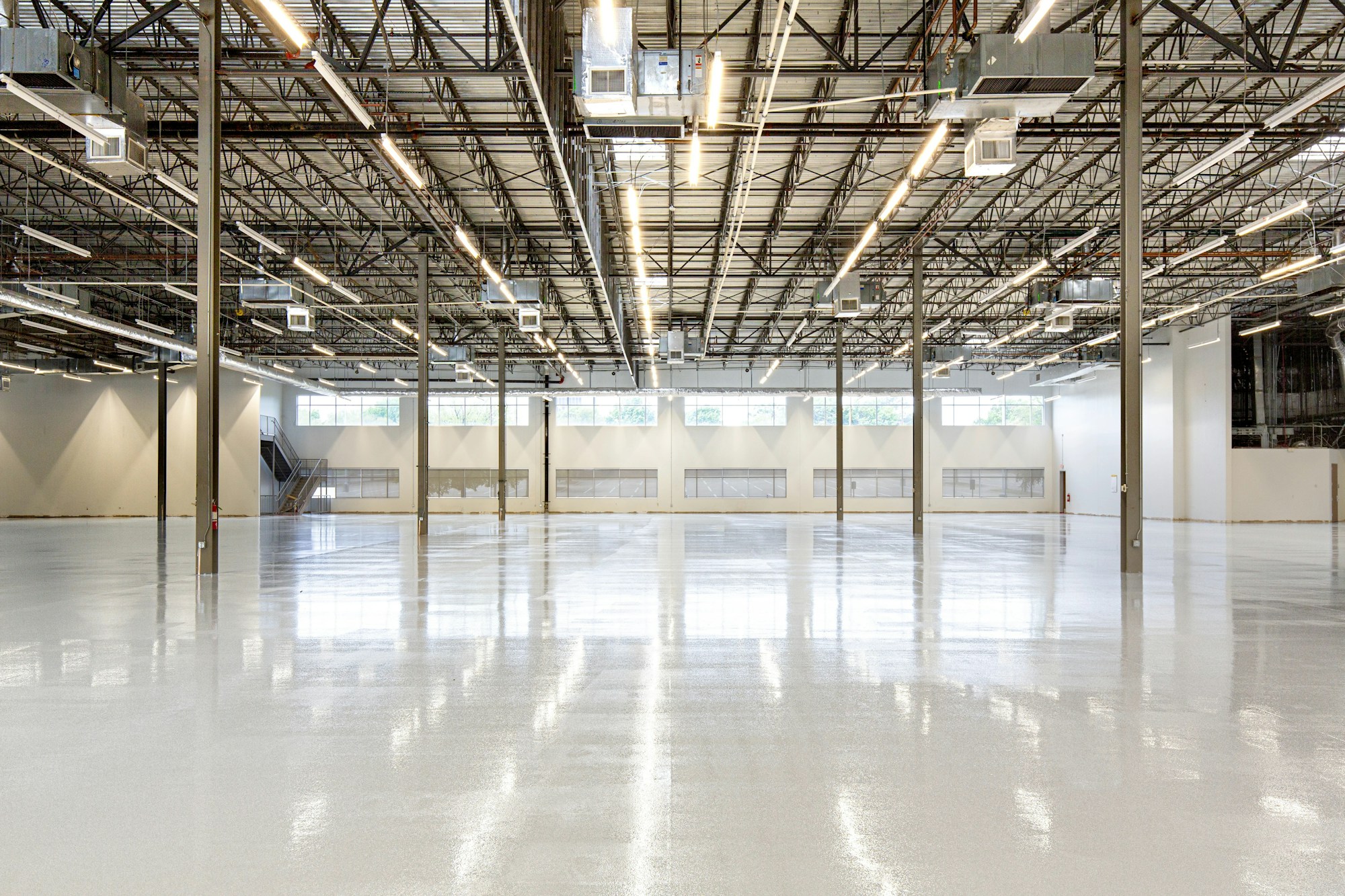 The depot floor before a kit-out